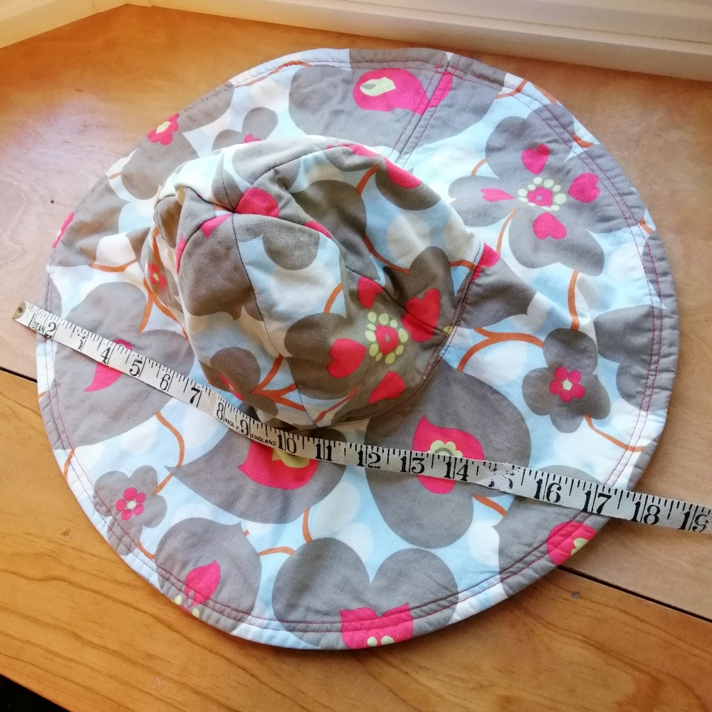 Handmade Cotton Wide Brim Sun Hat - Picture 8 of 8